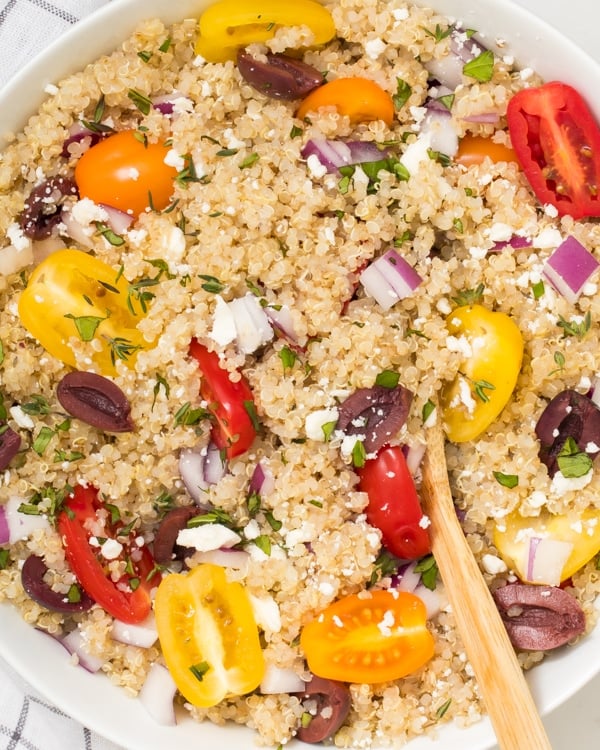 Best-Best Mediterranean Quinoa Salad