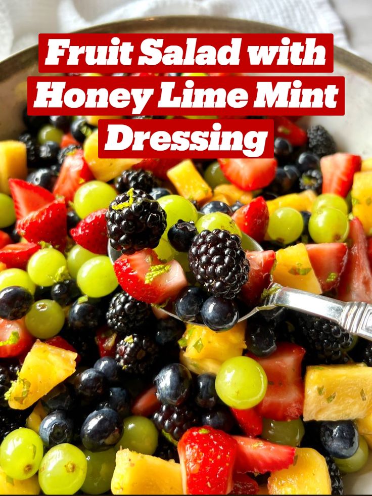 Sunbeam Fruit Salad with Honey and Mint