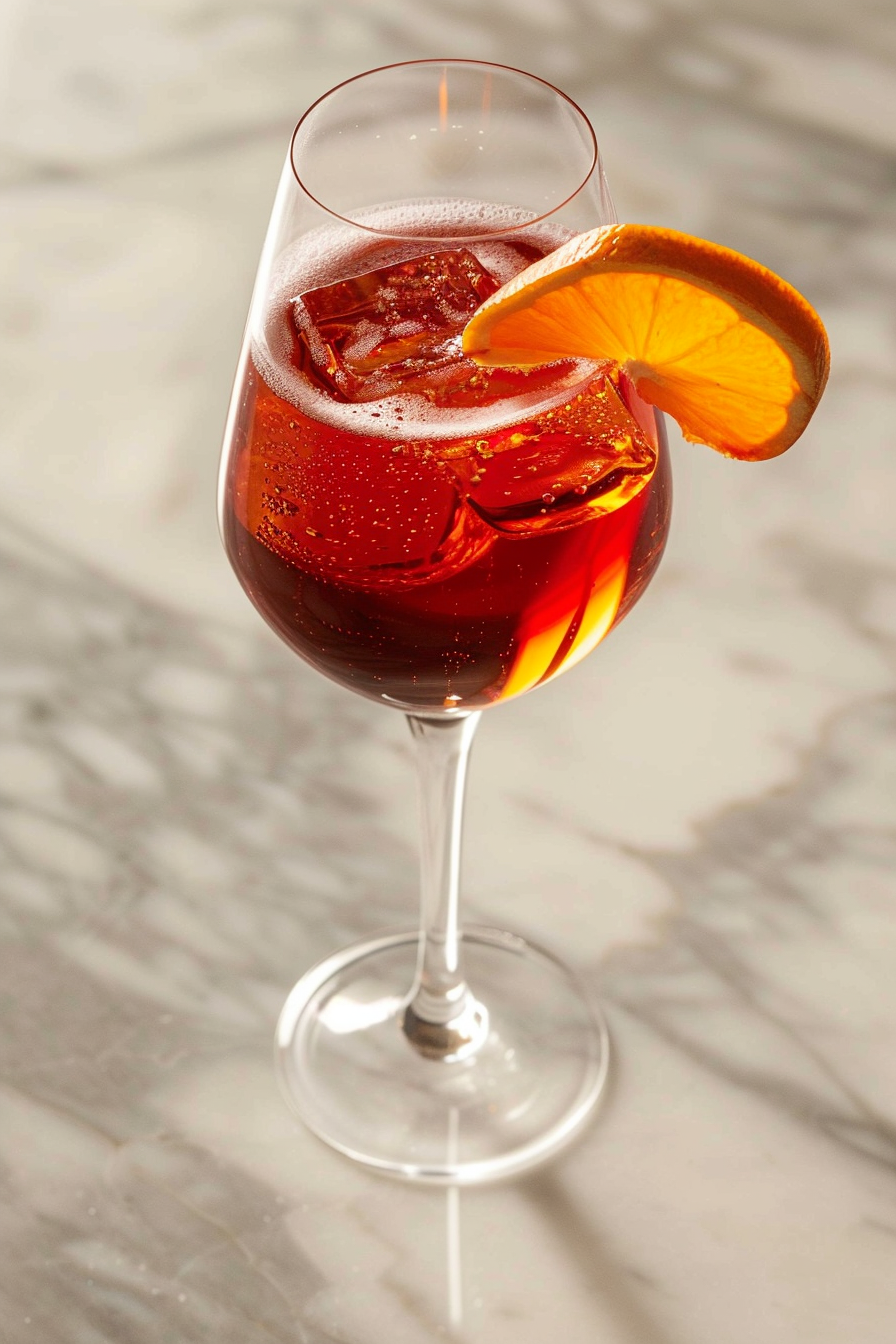 Campari Honey Soda Spritz