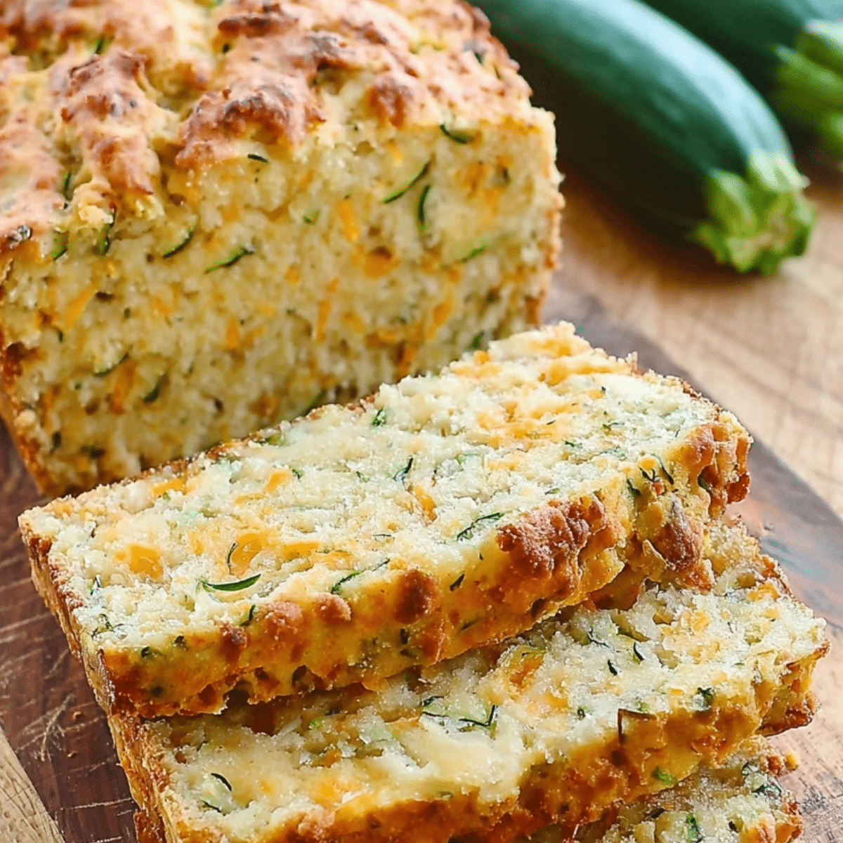 Ringed Zucchini and Herb Loaf