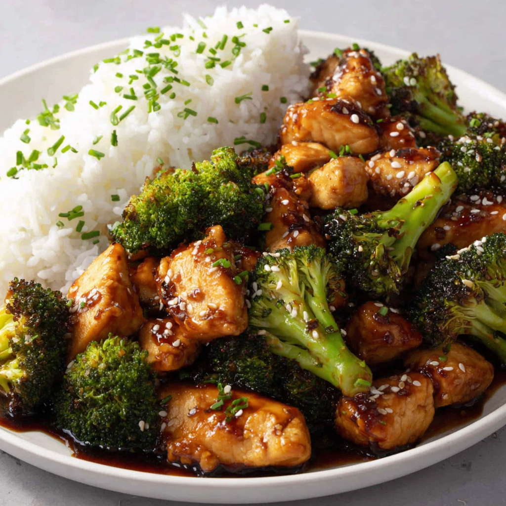 Stir-Fried Teriyaki Chicken with Broccoli