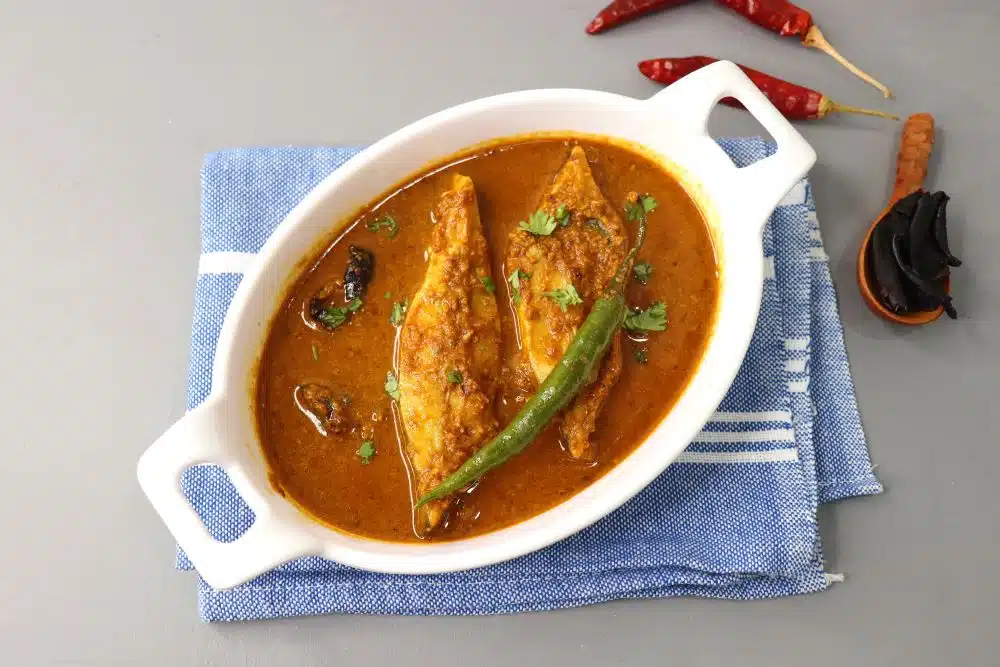 Simmered Pomfret Curry with Tamarind and Kokum