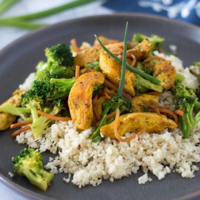 Turmeric-Glazed Vegetable Stir-Fry
