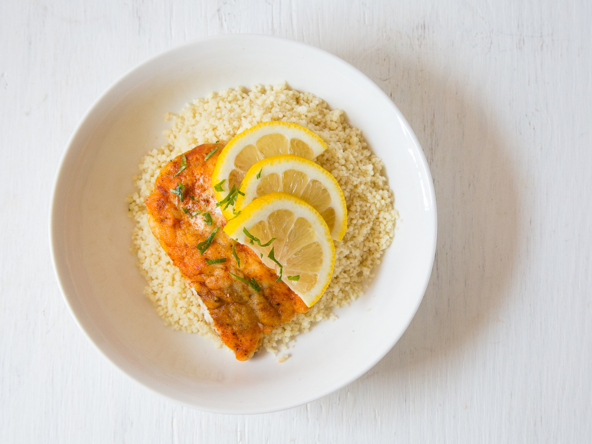 Lemon-Herb Baked Cod