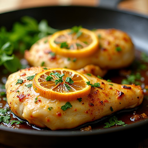 Pan-Seared Lemon Garlic Chicken