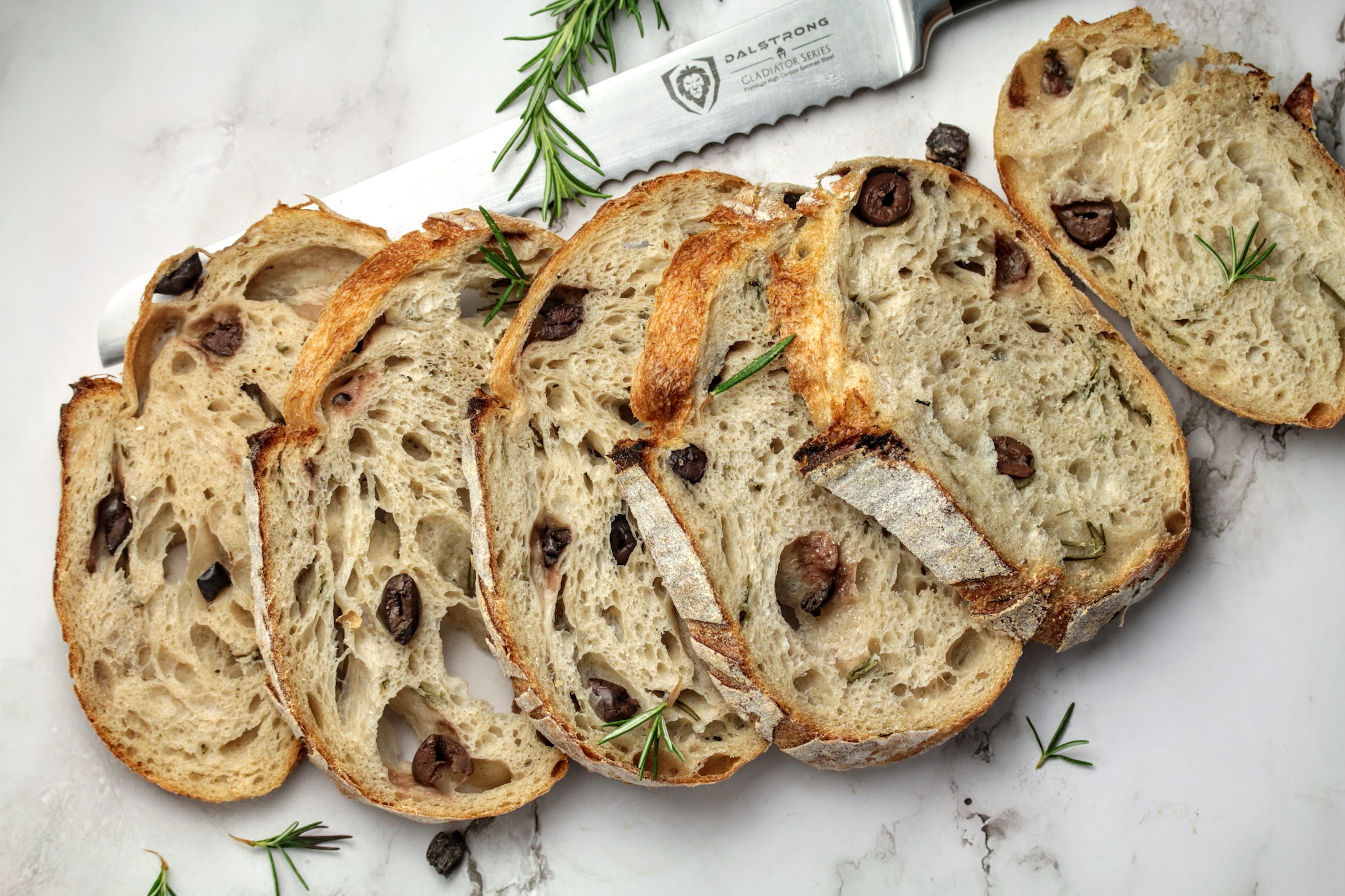 Sourdough Ring Loaf with Rosemary and Olive Oil