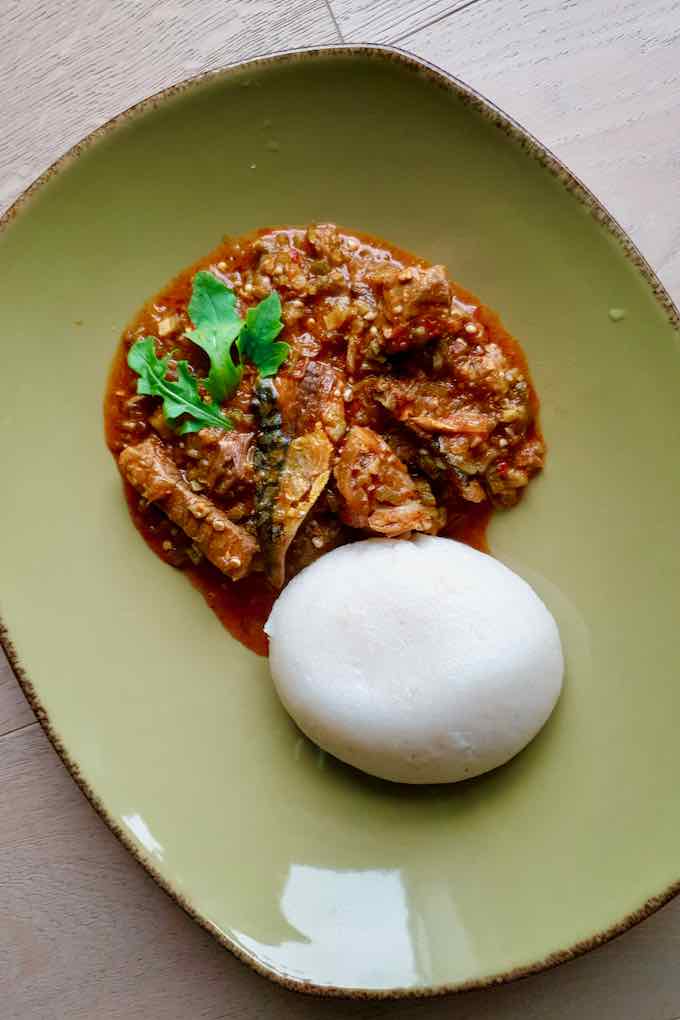 Okro Stew with Tomatoes and Onions