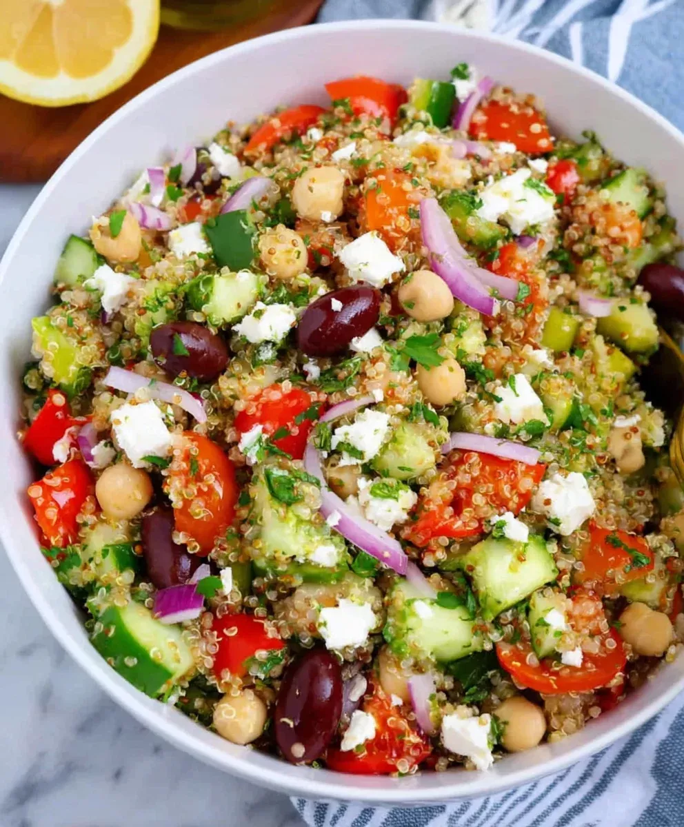 Best-Crafted Mediterranean Quinoa Salad