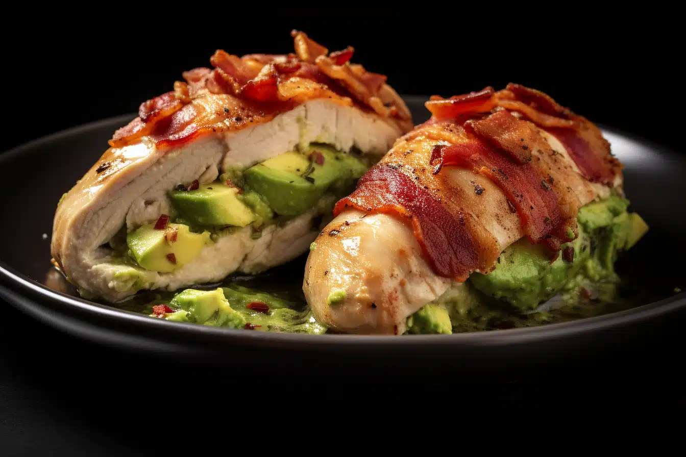 Avocado-Bacon Stuffed Chicken Breasts