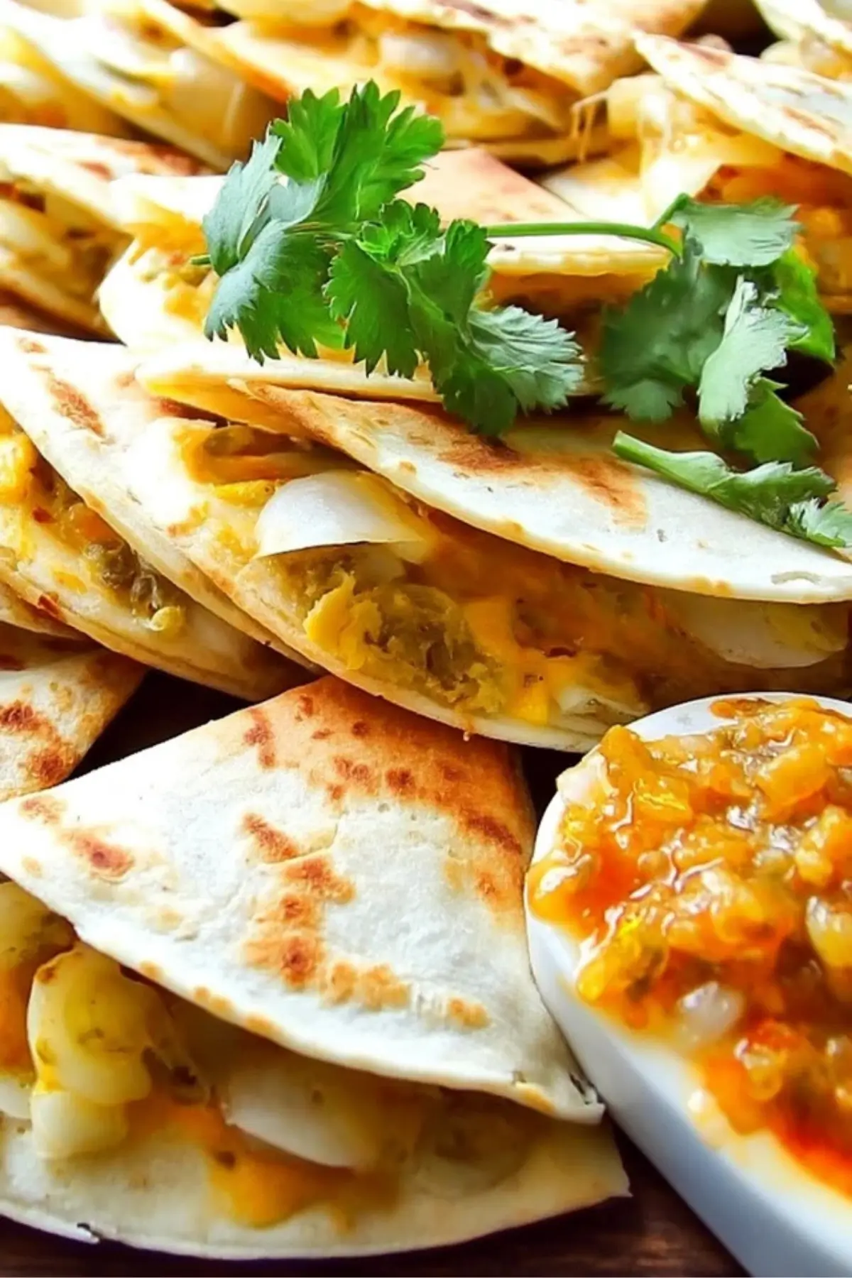 Mini Cheese and Herb Quesadillas