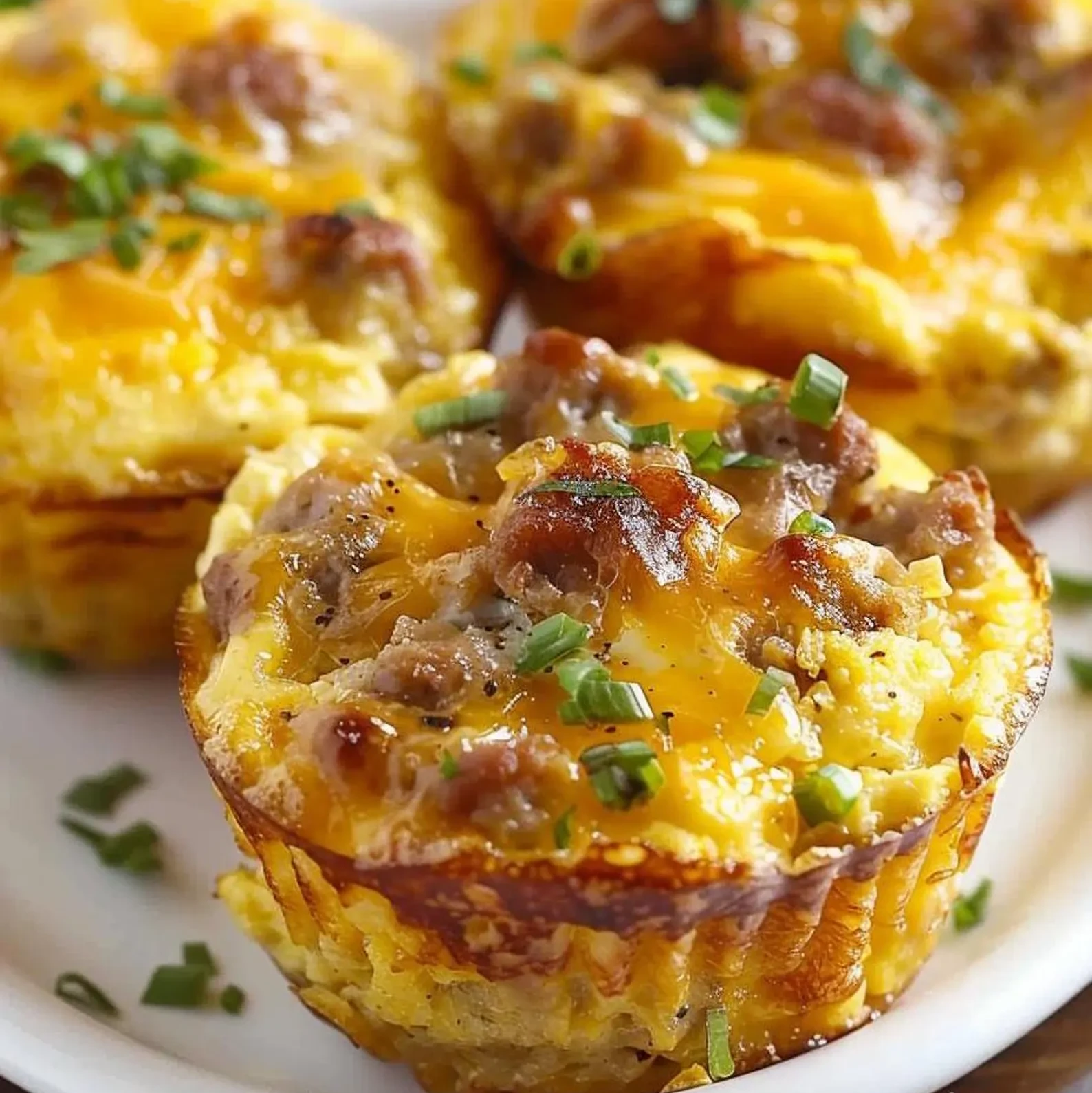 Sausage and Cheese Egg Muffins