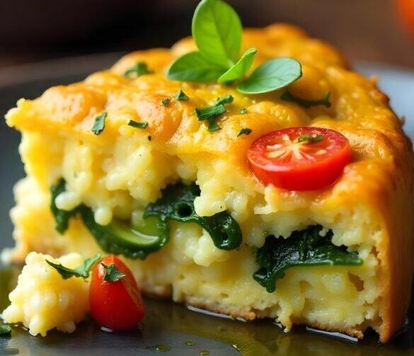 Herb-Infused Vegetable Frittata with Fresh Chives