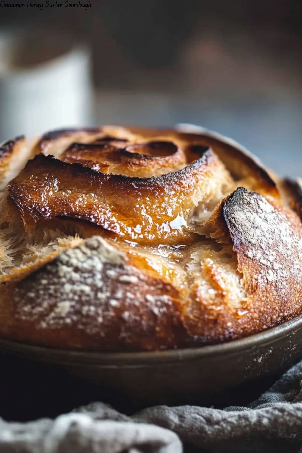 Toasted Sourdough with Honey Butter and Walnuts