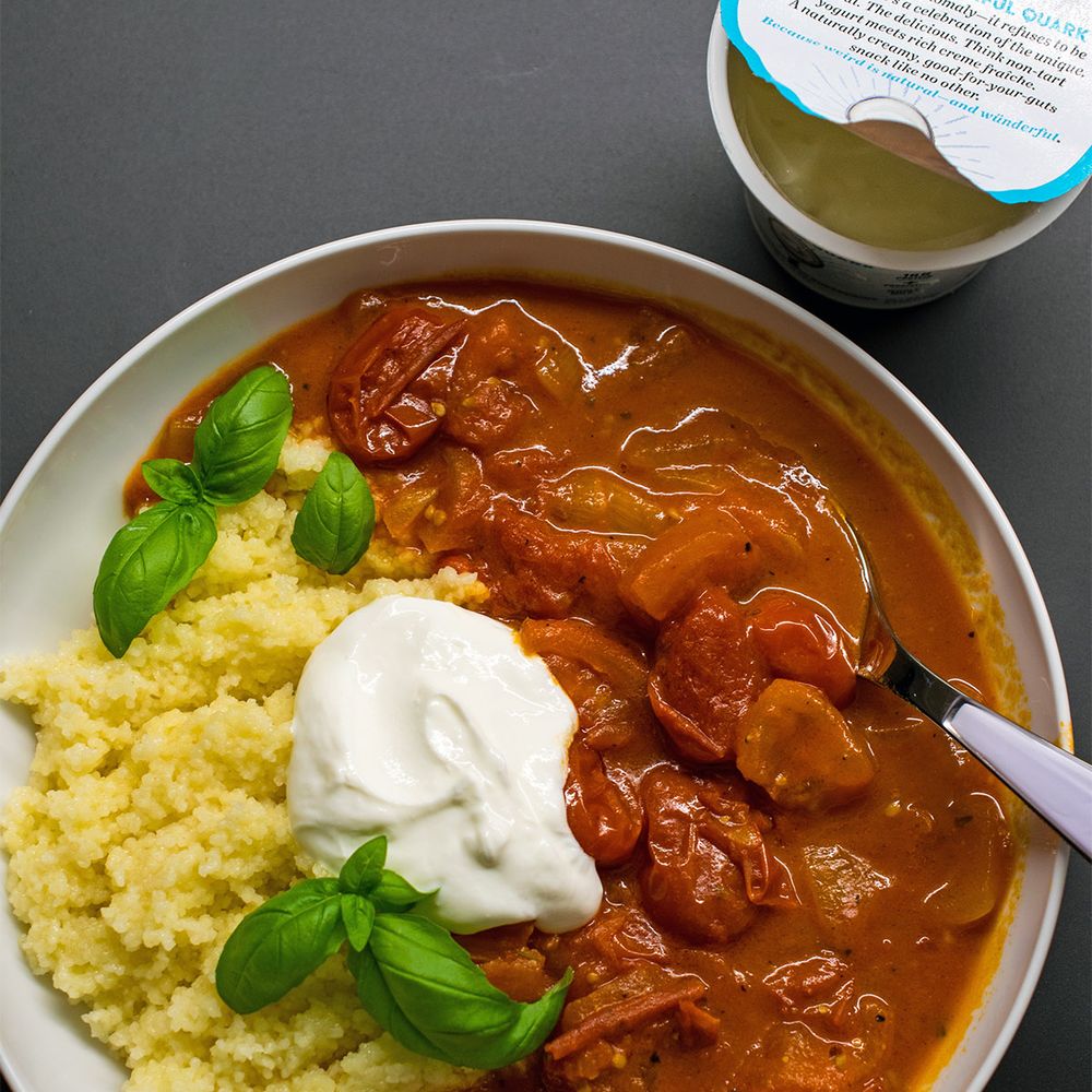 Tangy Tomato and Gram Flour Stew