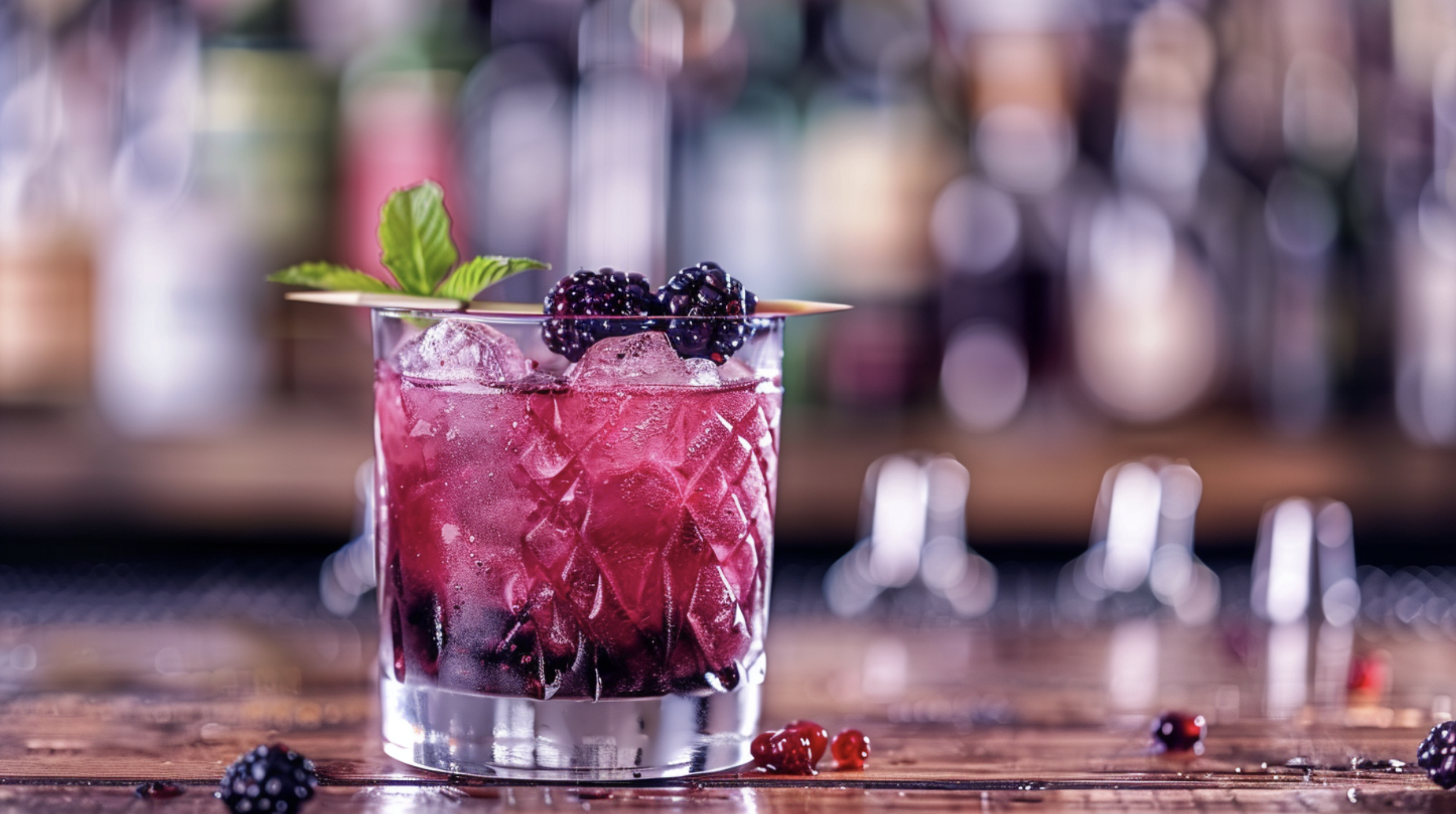 Smoked Cherry Bourbon Smash