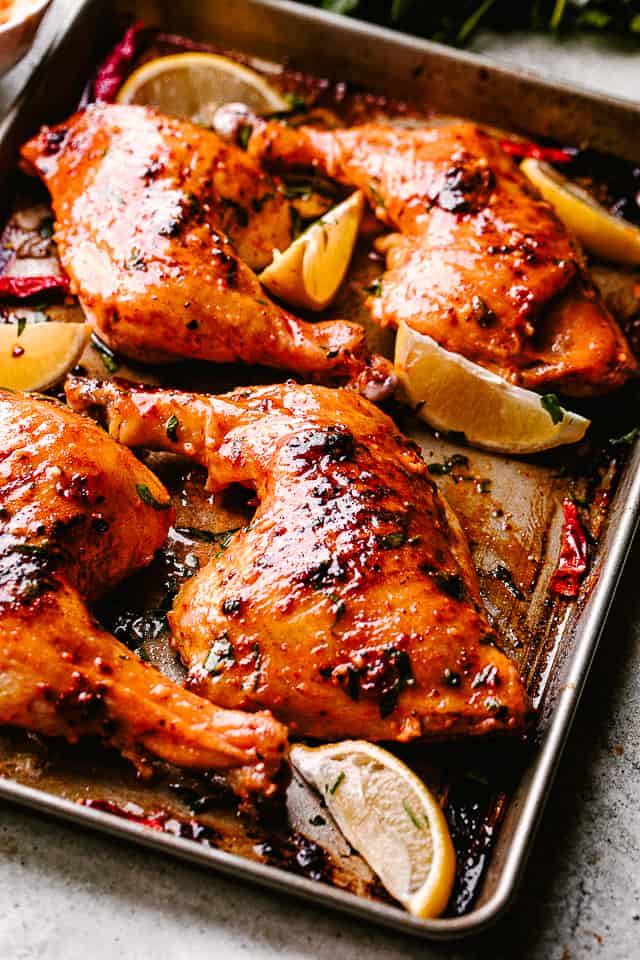 Piri-Piri Chicken with Lemon and Olives