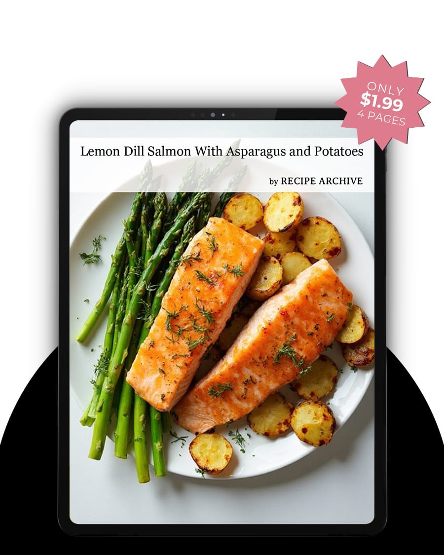 Lemon-Dill Salmon with Crispy Potatoes and Asparagus