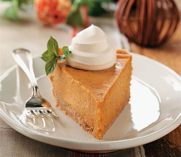 Pumpkin Pie with Nutmeg