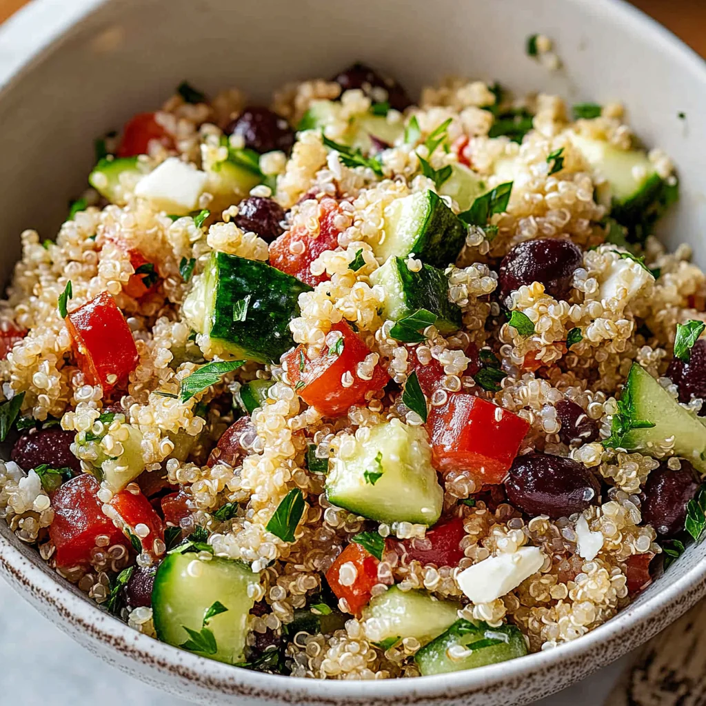 Most Tasty Mediterranean Quinoa Salad