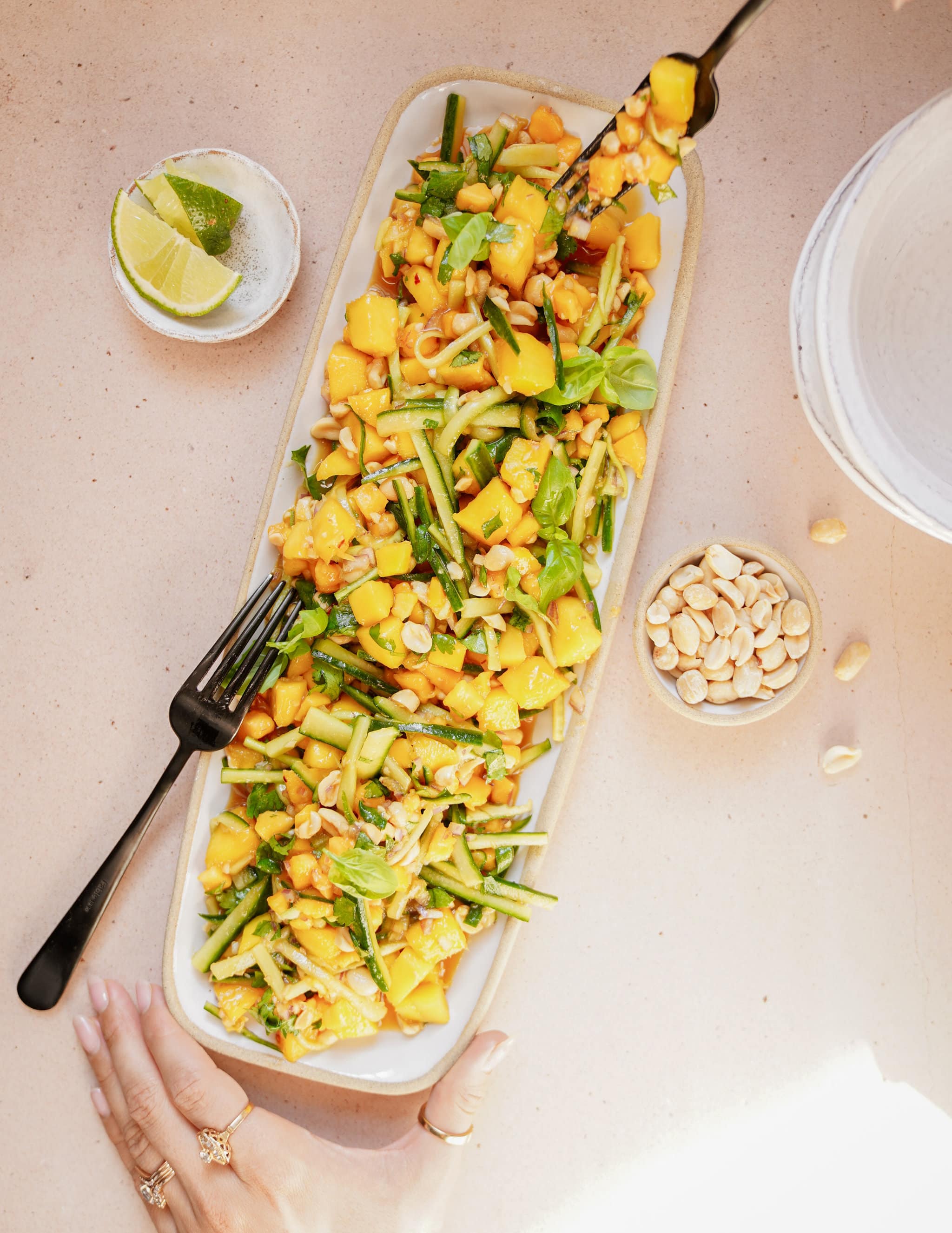 Kokum Mango Salad with Tamarind Dressing
