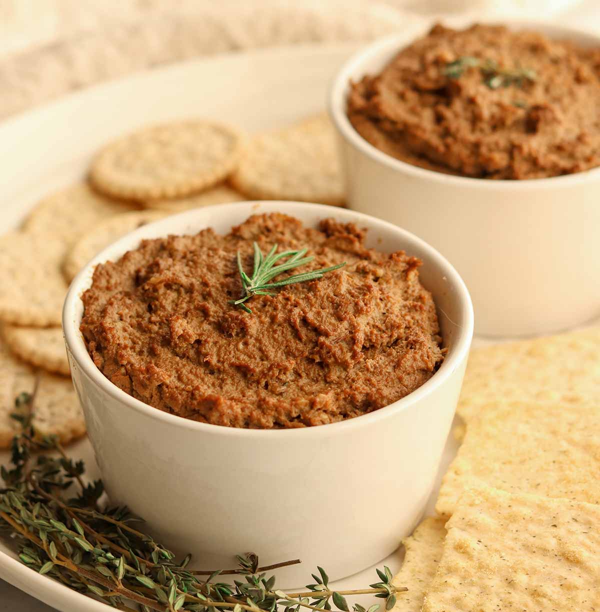 Herb-Infused Beef Liver Pâté