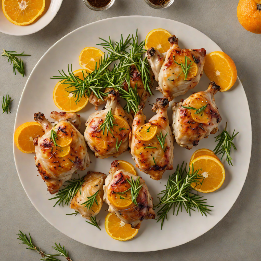 Rosemary and Orange Roasted Chicken Thighs