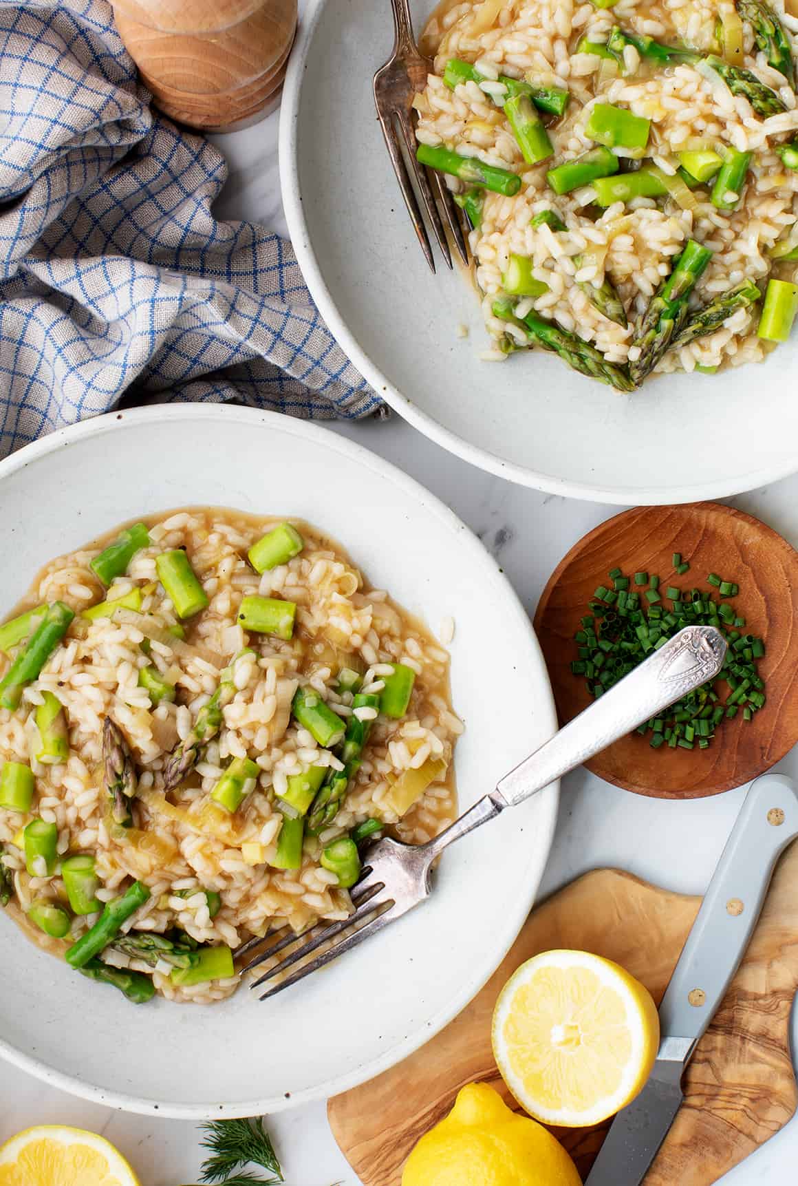 Artichoke and Asparagus Risotto with Lemon Zest