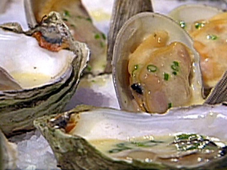 Half-Shell Oysters with Lemon Butter