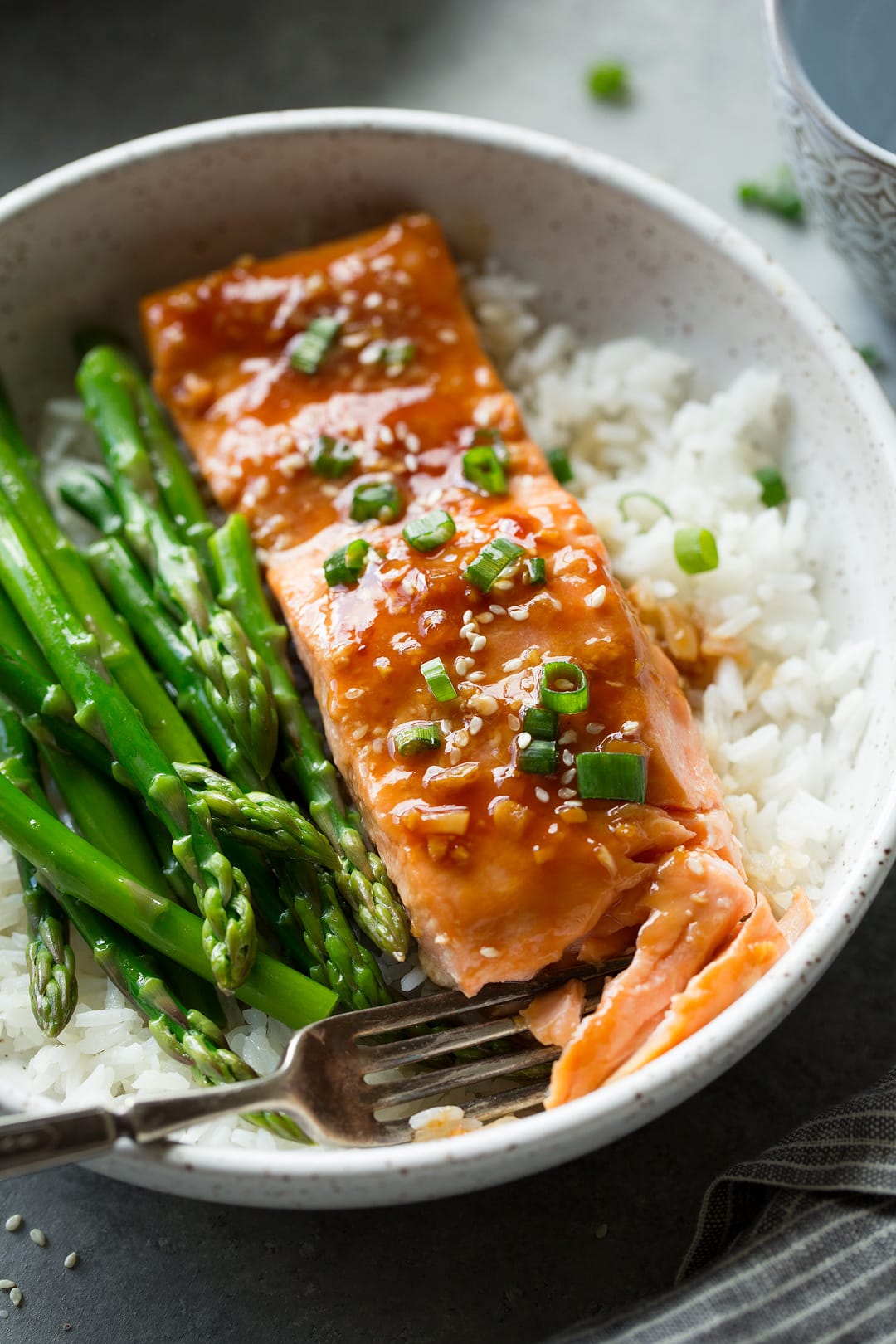 One-Pan Teriyaki Salmon with Asparagus