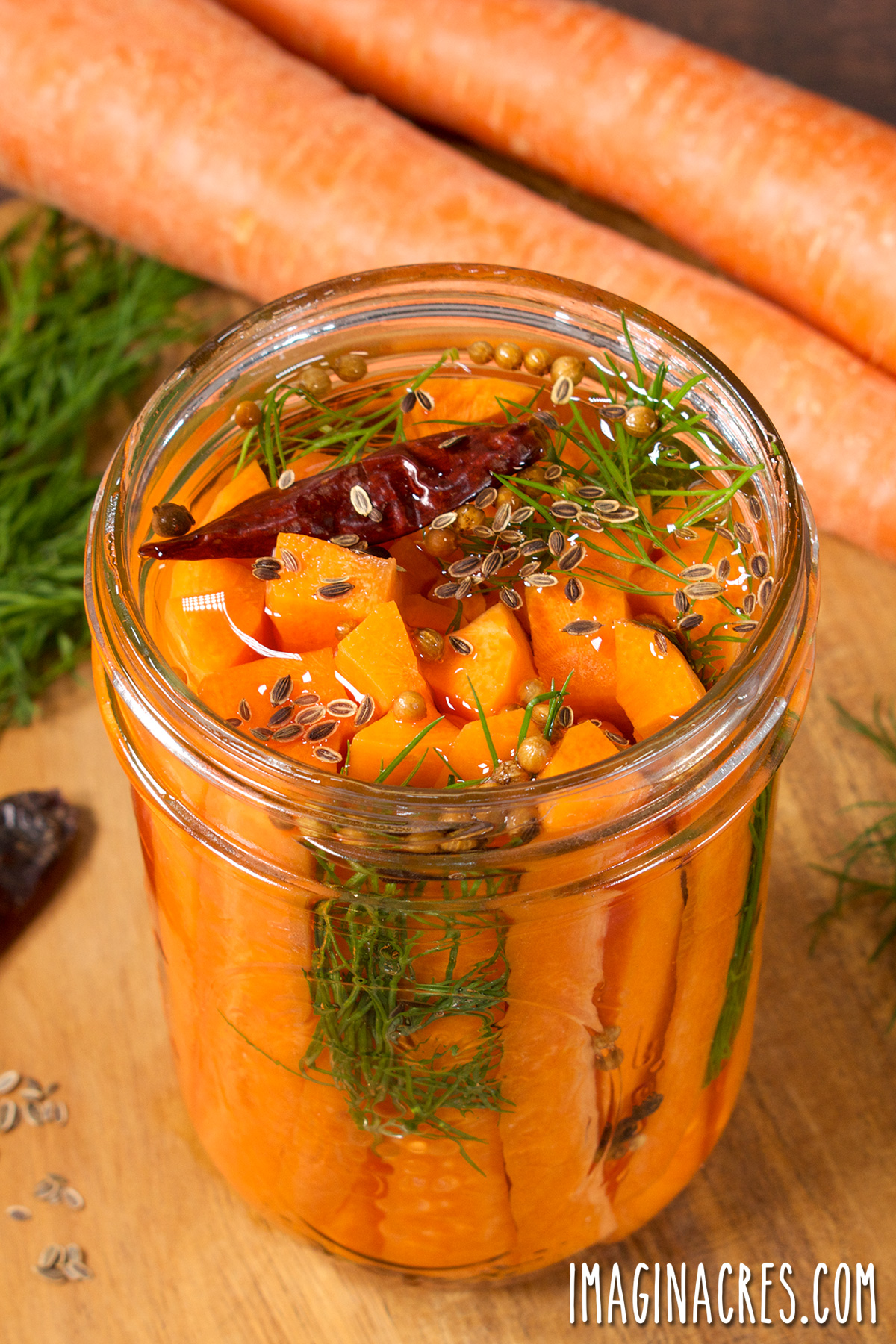 Quick-Pickled Carrots with Lemon and Dill