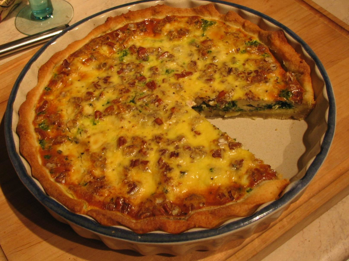 Golden Sunburst Quiche