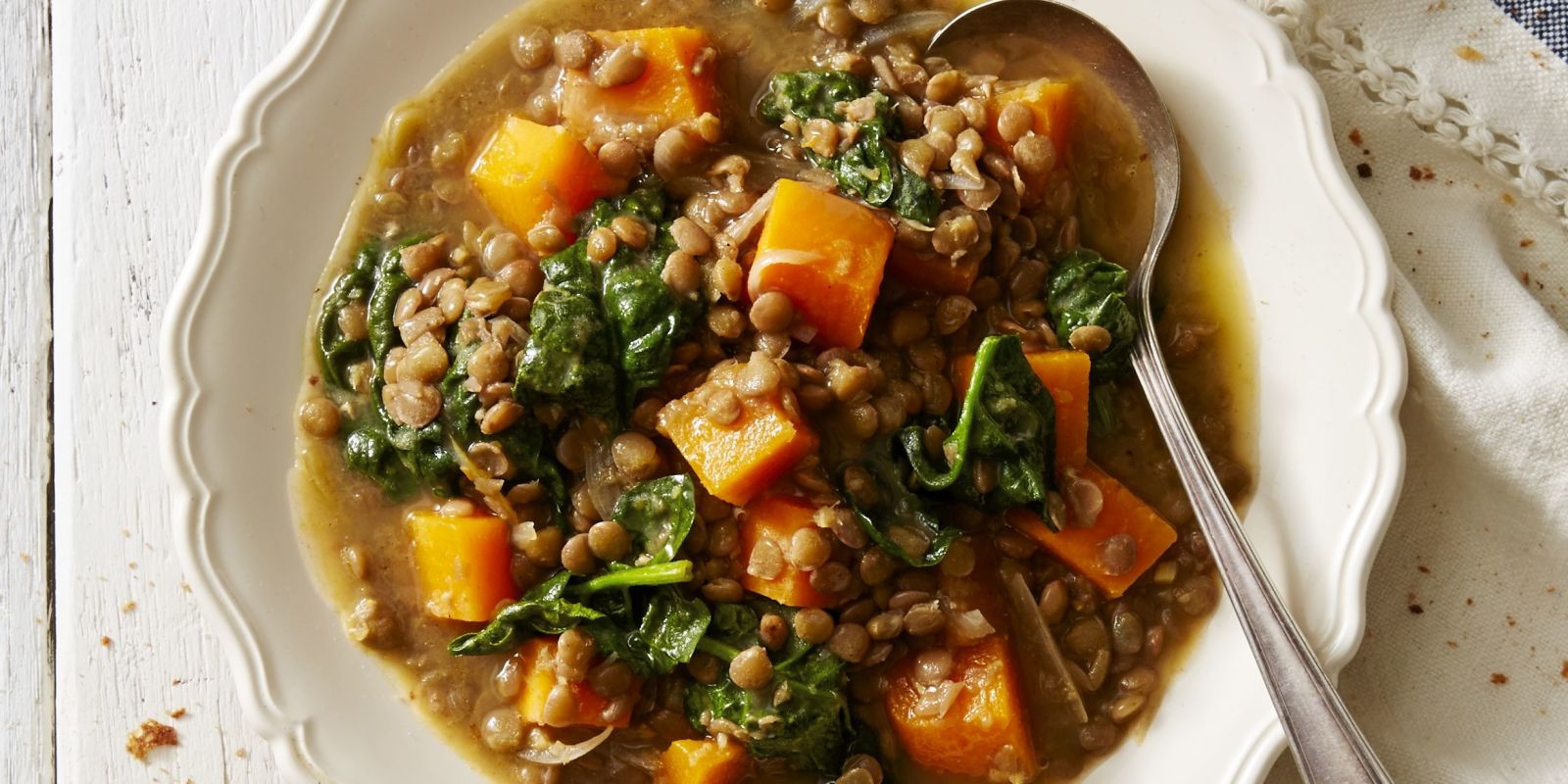 One-Pot Butternut Squash and Lentil Stew