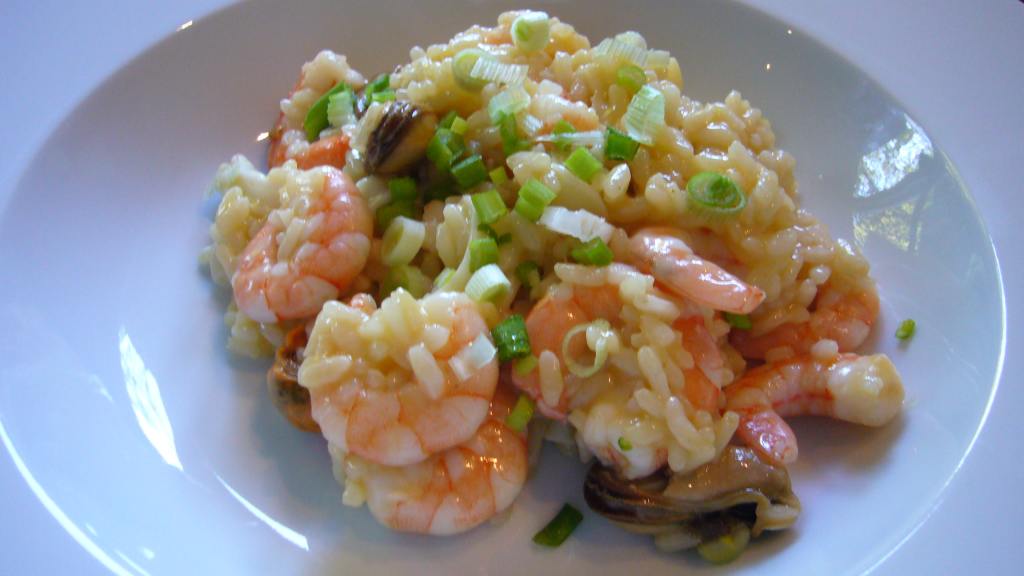 Luminous Seafood Risotto