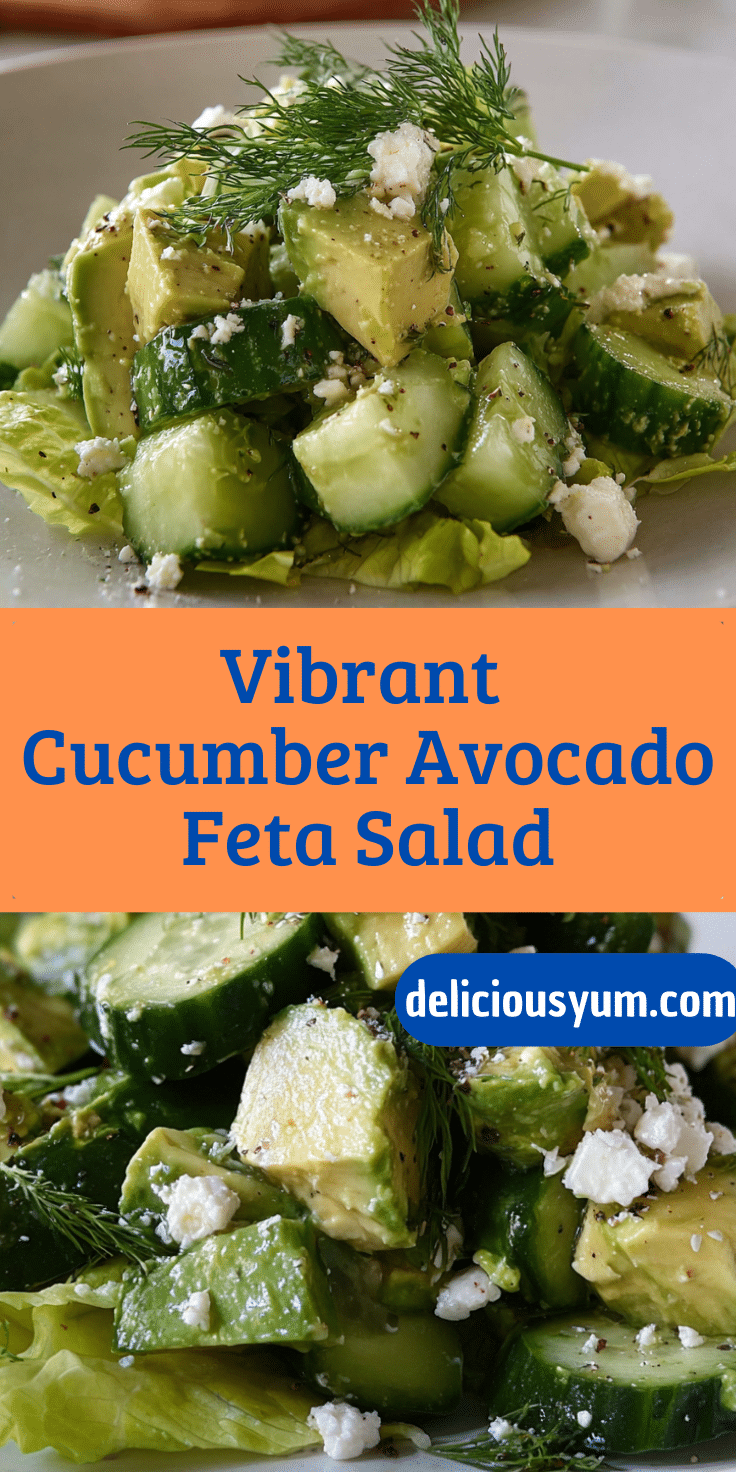 Avocado-Cucumber Salad with Feta and Olives