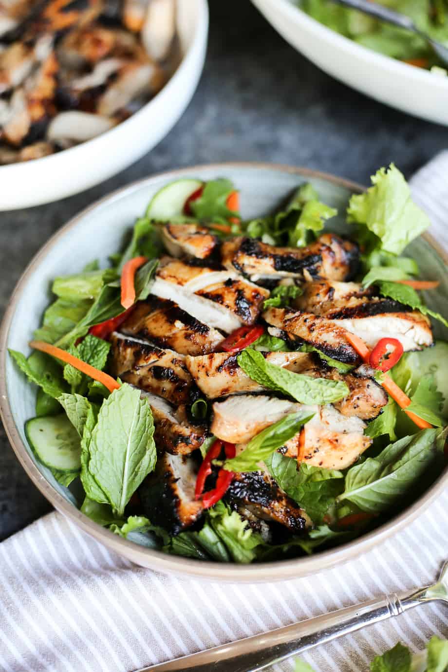 Lemongrass Chicken Salad with Tamarind Dressing