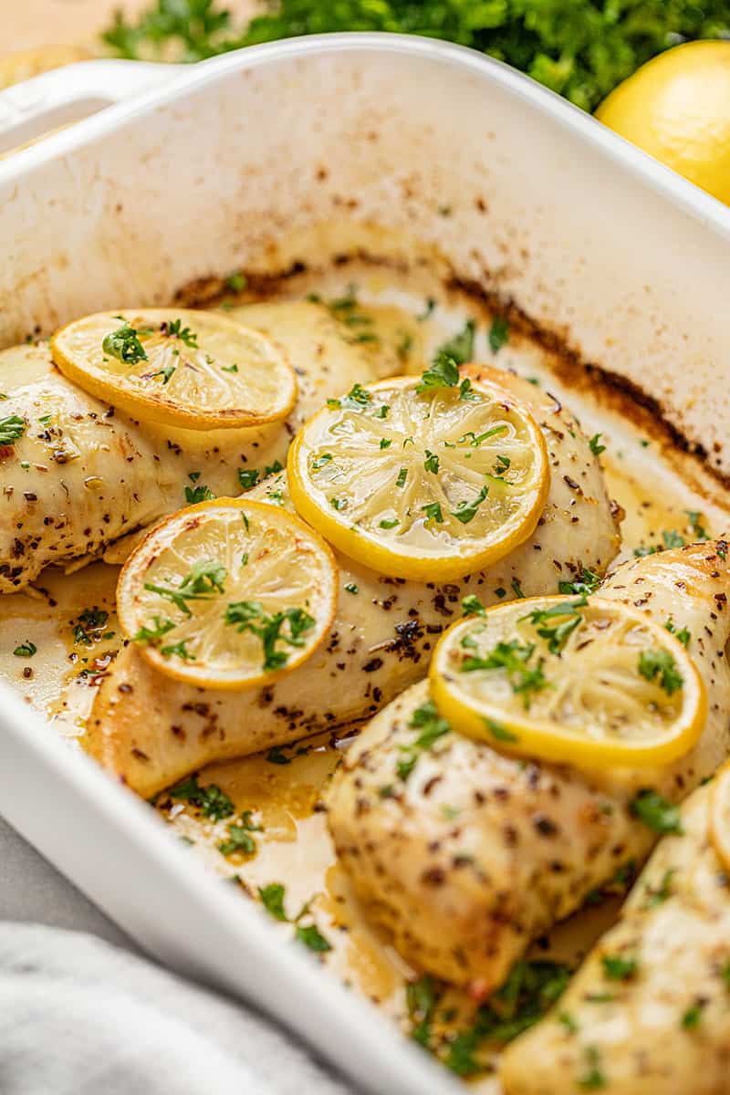 Herb-Infused Baked Chicken with Lemon