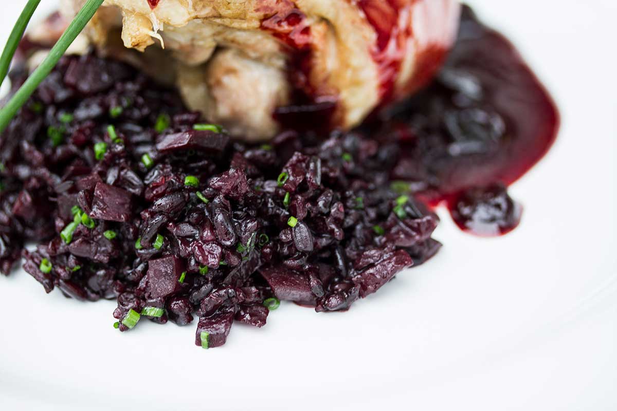Serious Black Rice Pilaf with Sesame