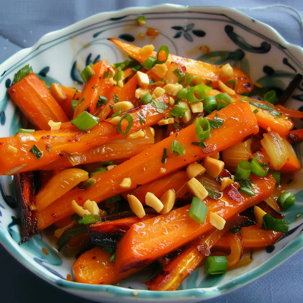 Miso-Glazed Carrot and Edamame Stir-Fry