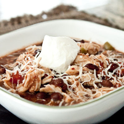 Slow Cooker Chipotle Chicken and Black Bean Stew