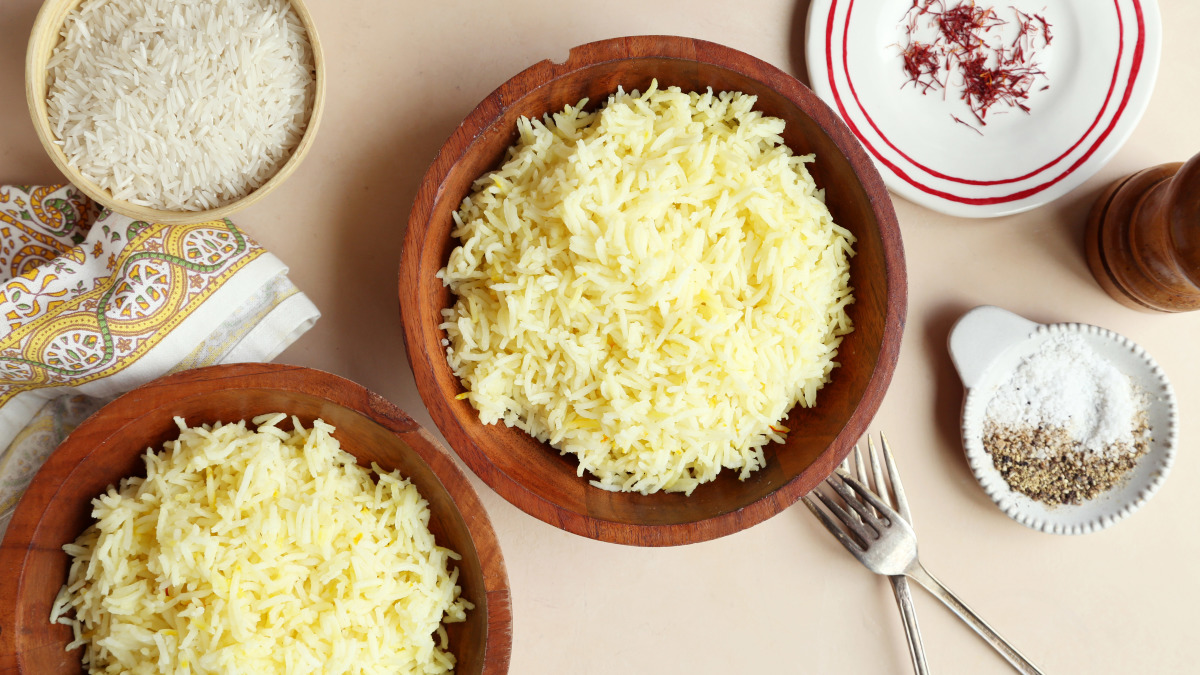 The Best Ever Saffron Rice with Lemon and Herbs