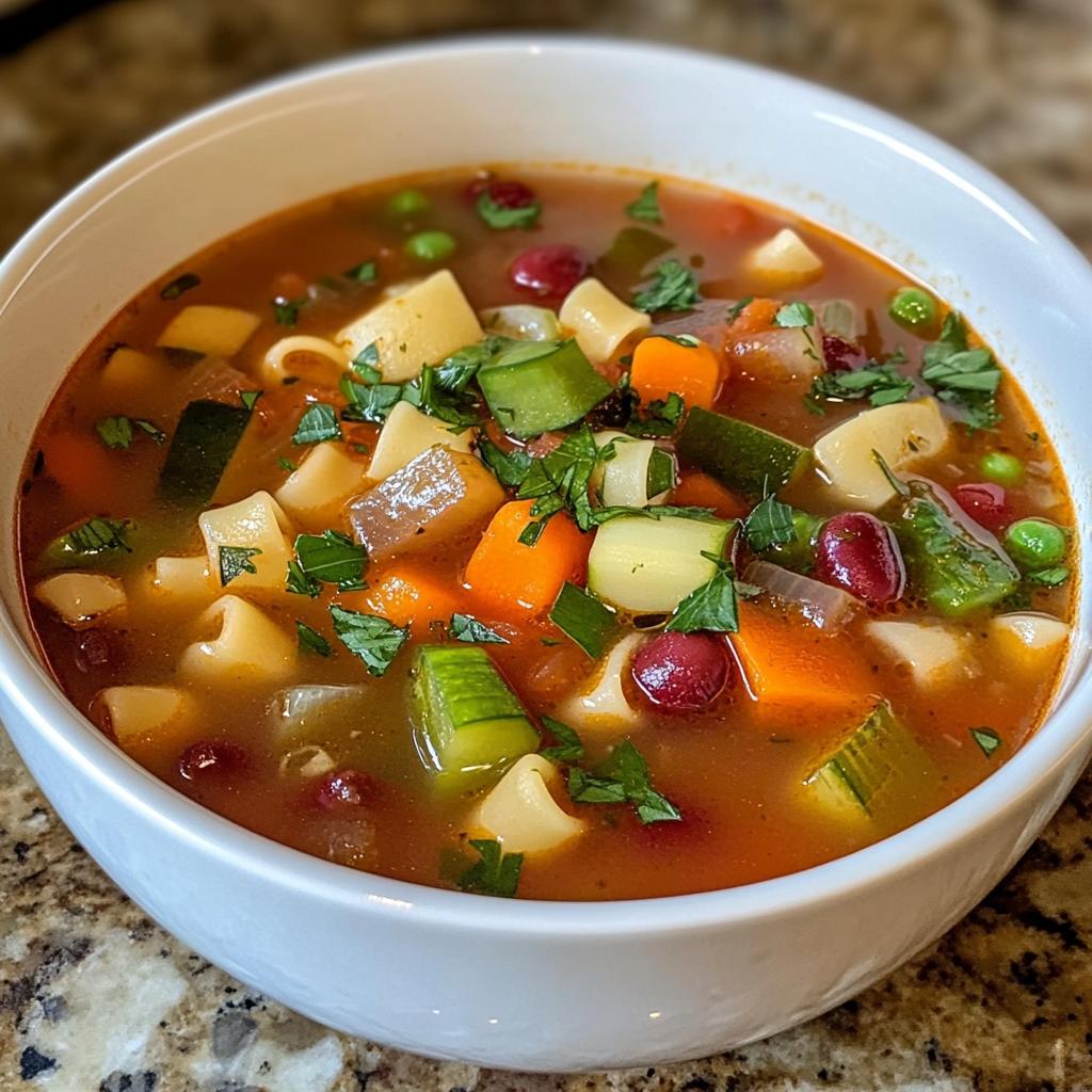 One-Pot Garden Vegetable Minestrone