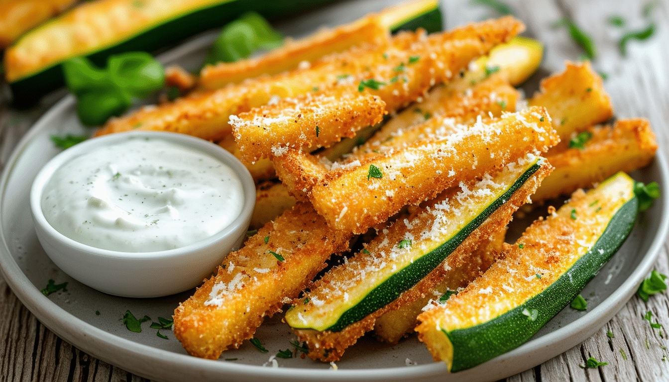 Parmesan Zucchini Fries