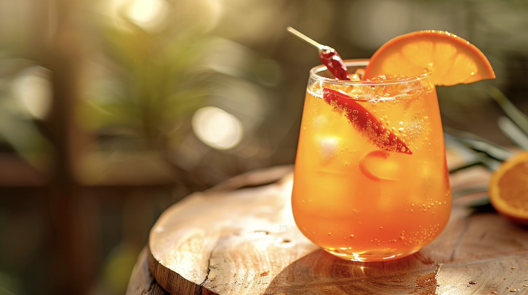Muddled Aperol Honey Lemon Cooler