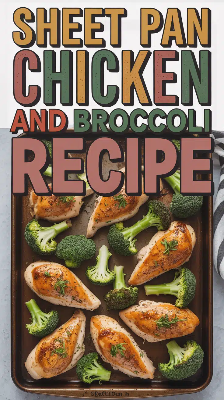 Sheet Pan Smart Chicken with Roasted Broccoli