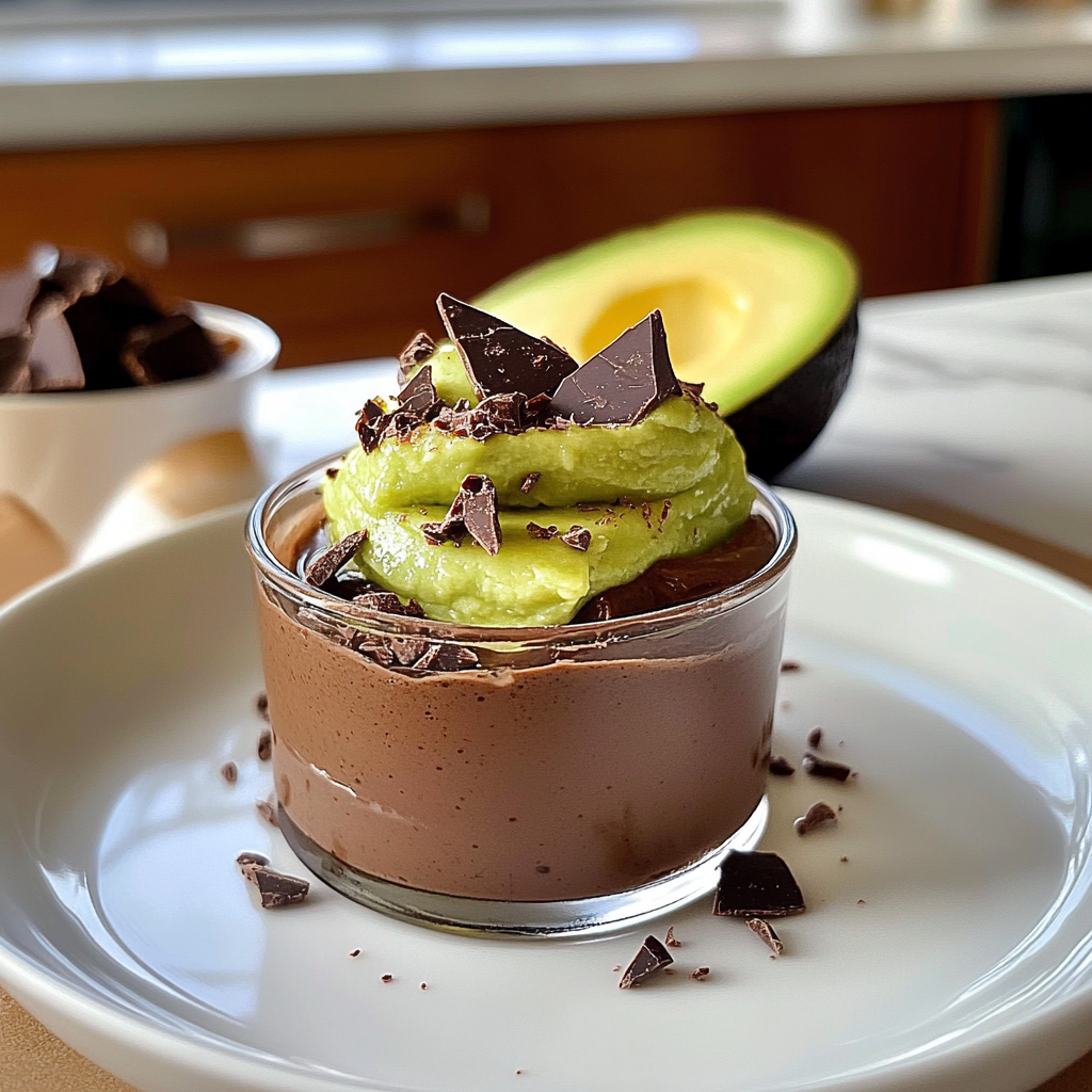 Blender Avocado Chocolate Mousse