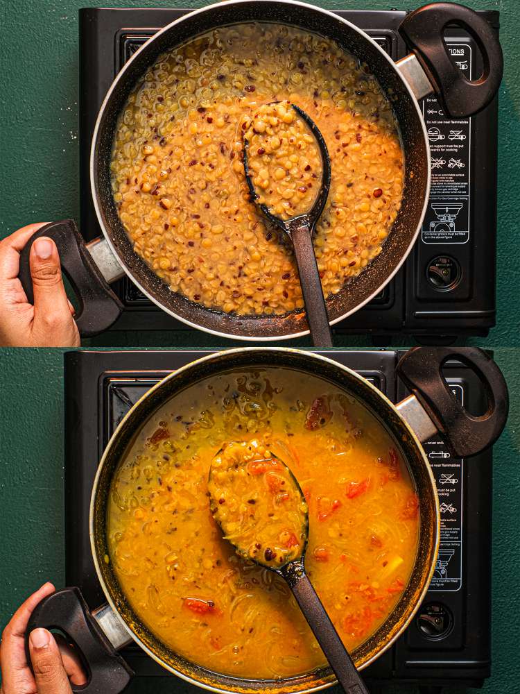 Toor Dal with Mustard Seeds and Asafoetida