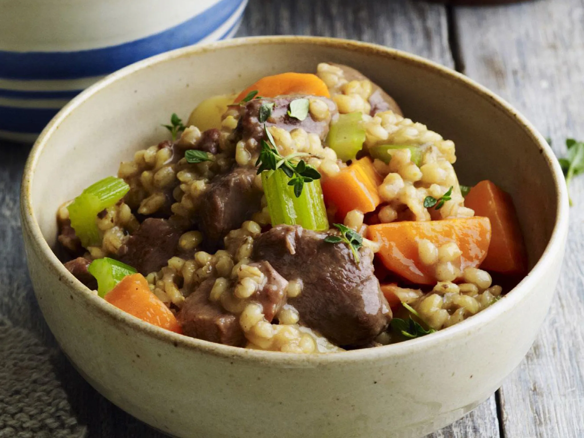Airag-Braised Mutton with Barley
