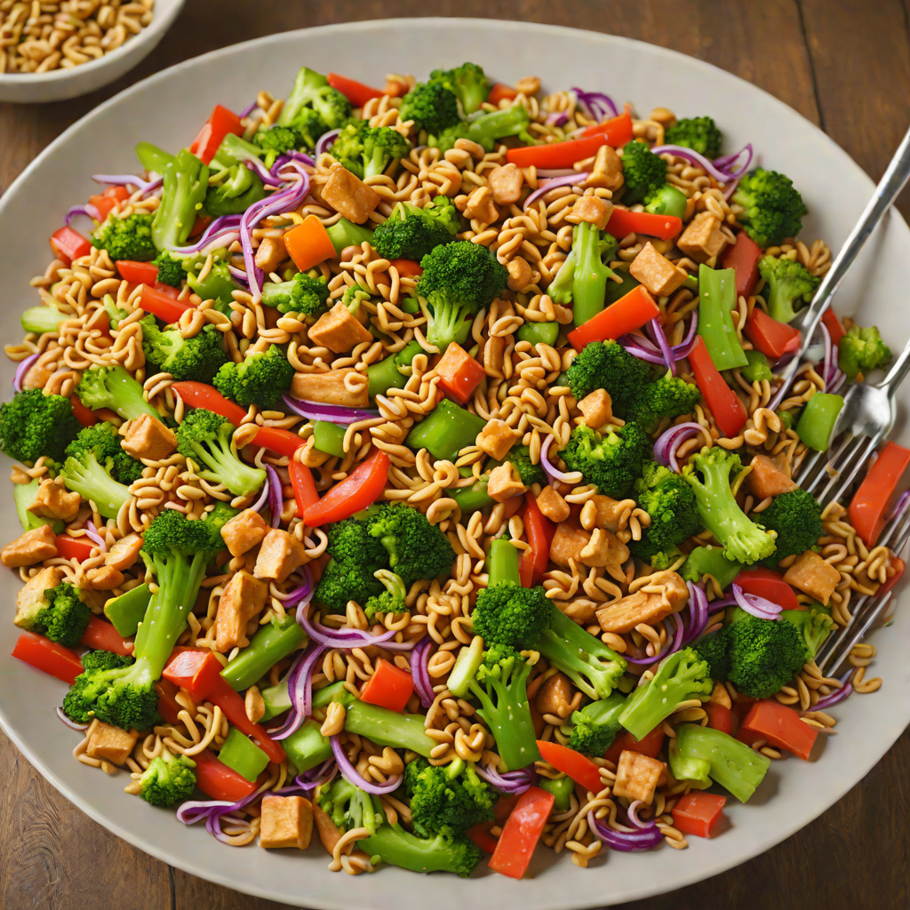 Spicy Peanut Stir-Fry with Mixed Vegetables