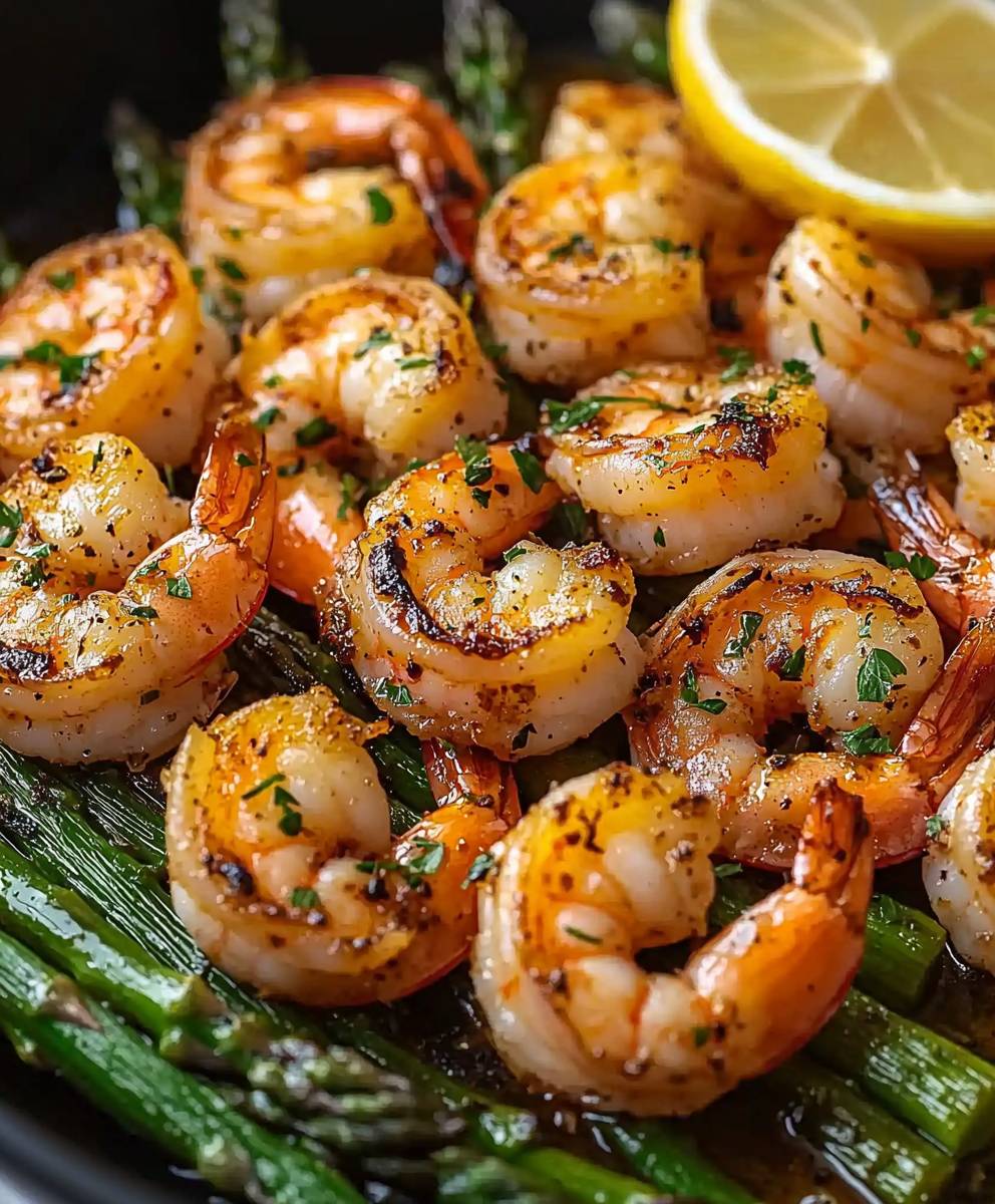 Lemon-Dill Shrimp with Asparagus