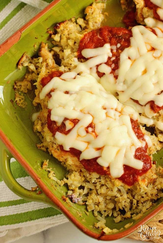Cauliflower-Crusted Chicken Bake